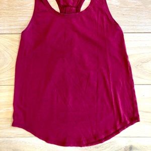 Lululemon racerback tank, size 6